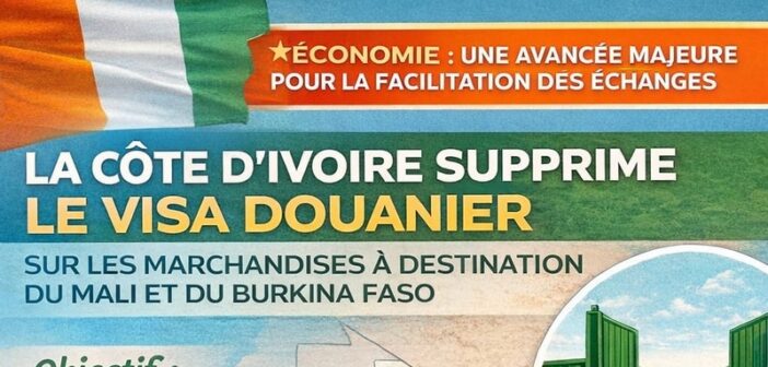 La Côte d’ivoire supprime le visa douanier sur les marchandises à destination du Mali et du Burkina Faso